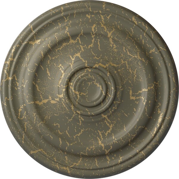 Ekena Millwork Kepler Traditional Medallion (For Canopies up to 3 3/4"), 15 7/8"OD x 1 1/2"P, Witch Hazel Crackle CM16KPWHC - main